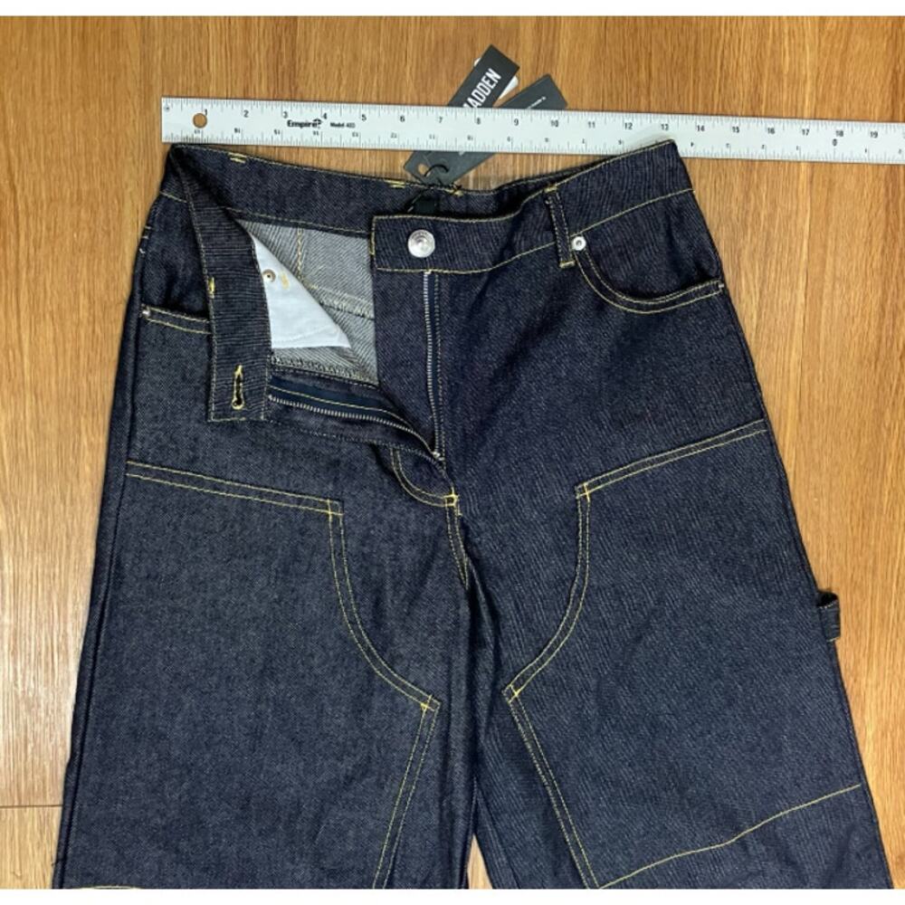 Steve Madden Ashyla Pants Jeans Dark Indigo Size 25 - Picture 6 of 6